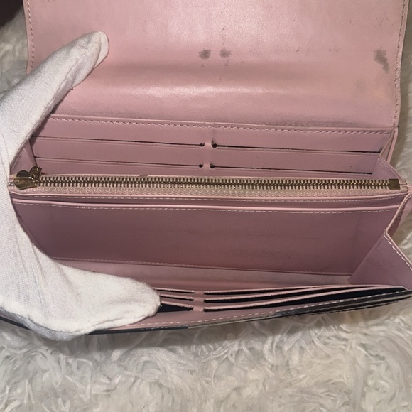 Louis Vuitton Vernis Sarah Compact Wallet Rose Ballerine GUC - Picture 7 of 16
